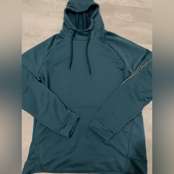 Nike Men’s Dri-Fit L/S Pullover Hoodie/Worn once-Sz M-Like New-Sleeve Swoosh - Picture 9 of 15